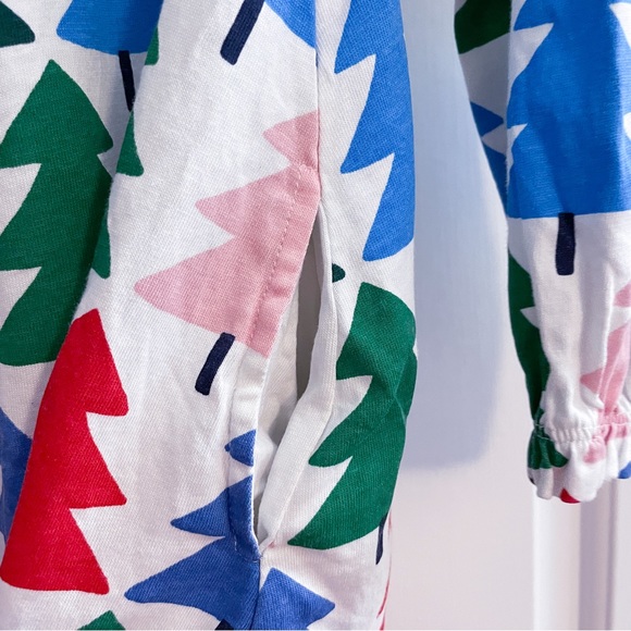 Mini Boden Multi Christmas Trees Tunic, Size 6-7 Years - Picture 2 of 4